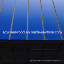 Slatwall Melamine MDF Panel with Aluminum Bar for Display